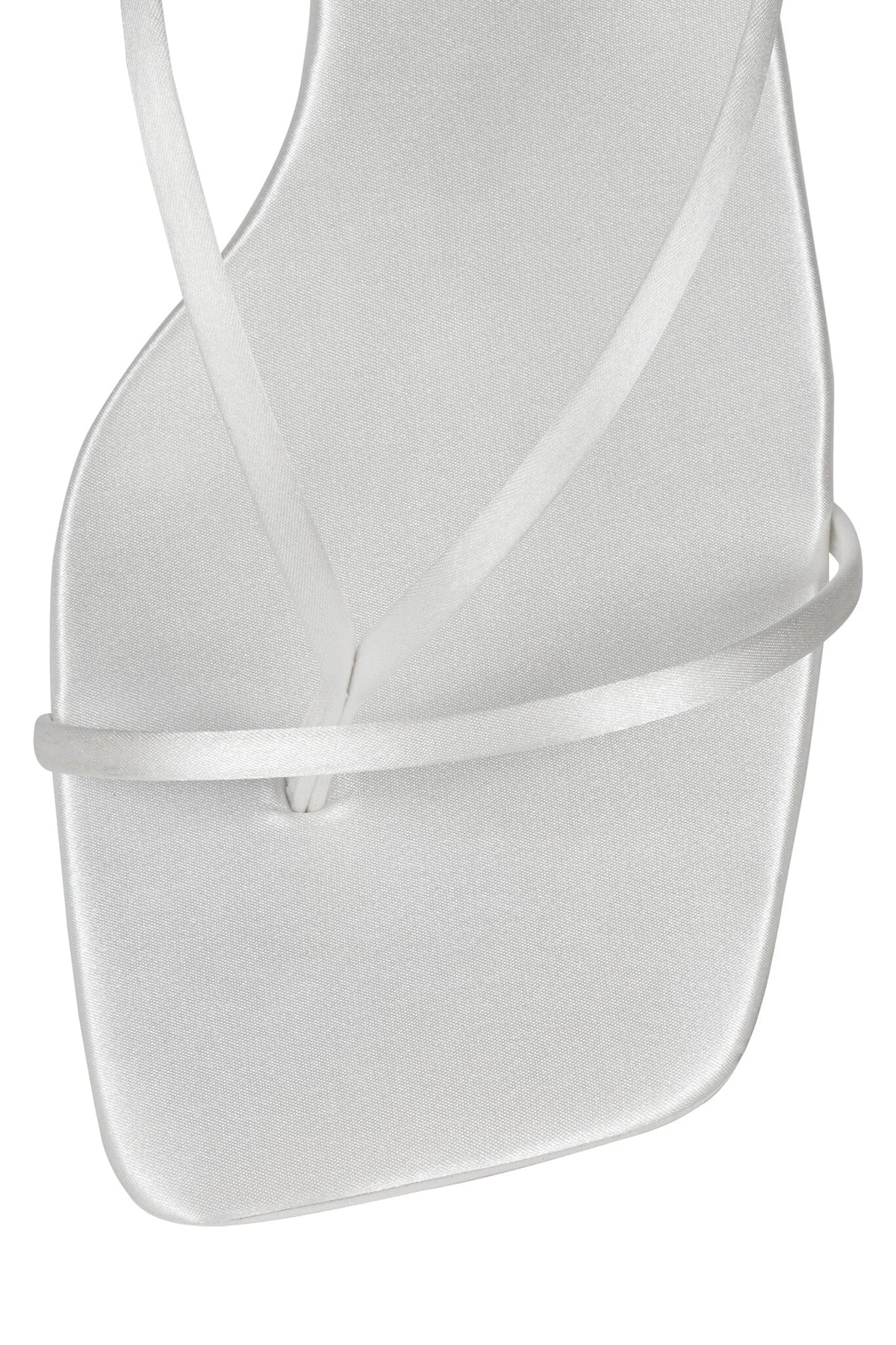 FLUXX-HS Jeffrey Campbell Heeled Sandal White Satin