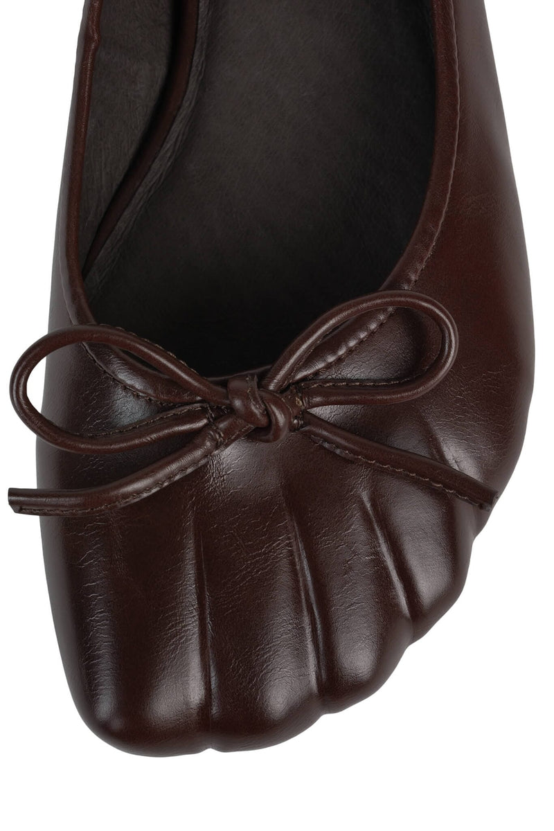 FOOTSY Jeffrey Campbell Ballet Flat Brown