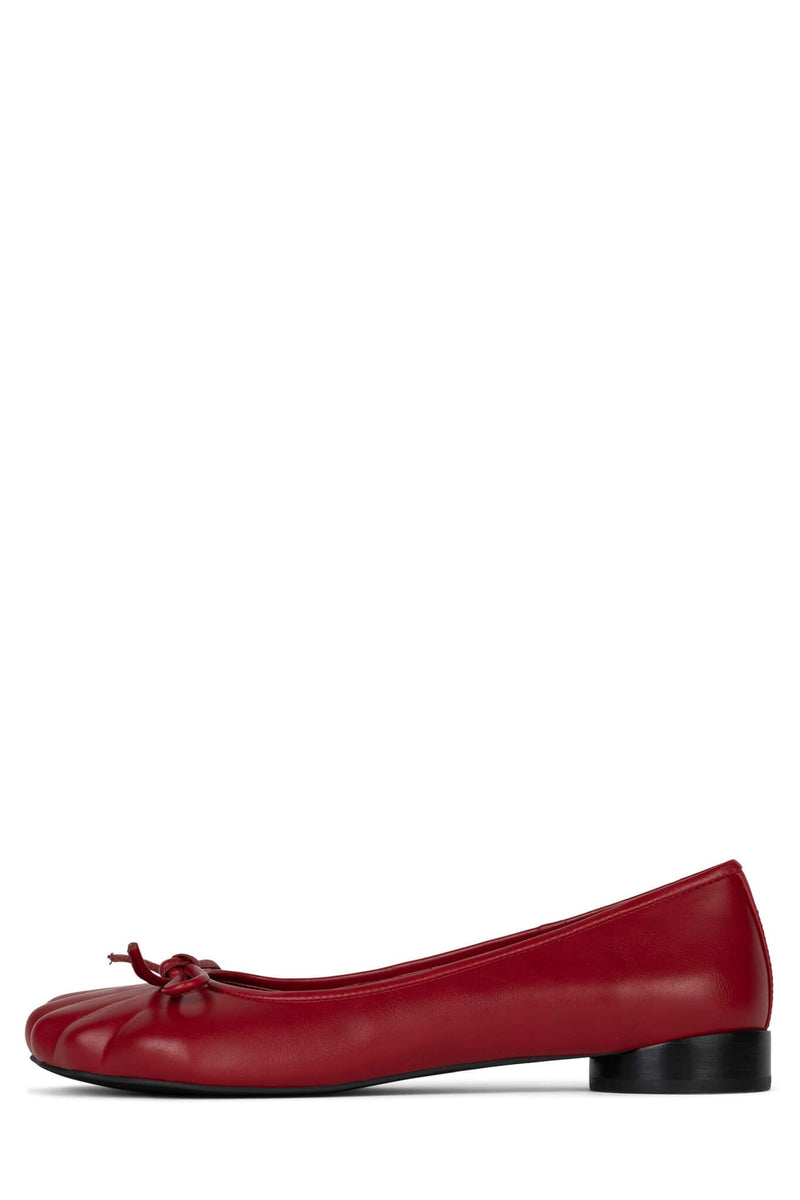 FOOTSY Jeffrey Campbell Ballet Flat Red