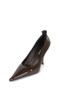 FREAK-OUT Jeffrey Campbell Sculpted Heel Coffee Patent
_hover