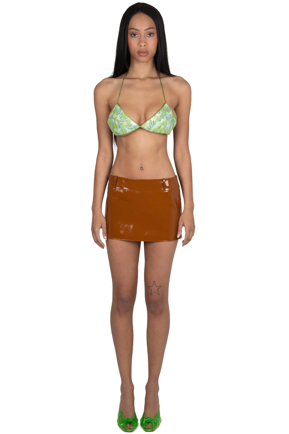 FREEDA-SEQ Jeffrey Campbell Top Green Multi 
