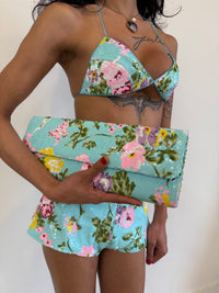 FREEDA-SEQ Jeffrey Campbell Top Teal Multi