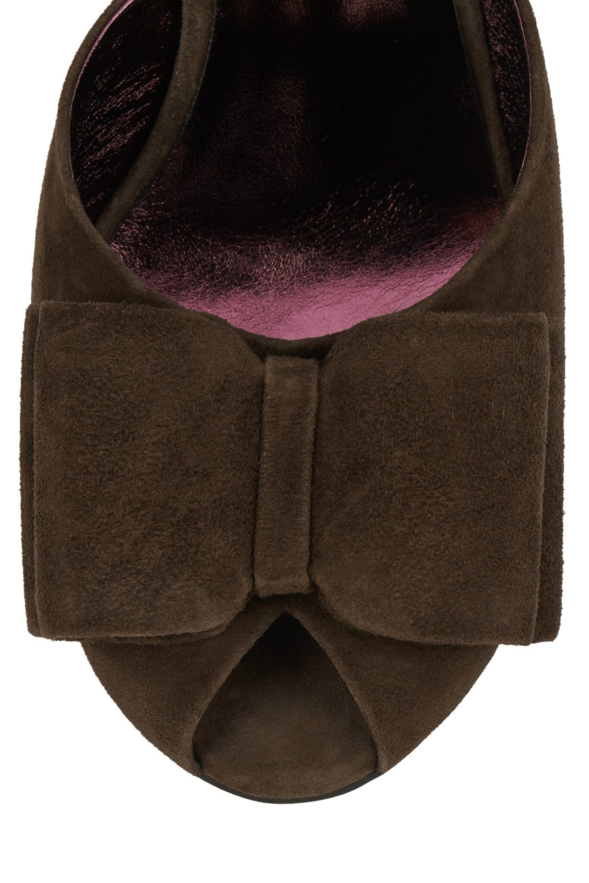 FRESA-BOW Jeffrey Campbell Heeled Sandal Brown Suede 