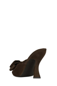 FRESA-BOW Jeffrey Campbell Heeled Sandal Brown Suede 