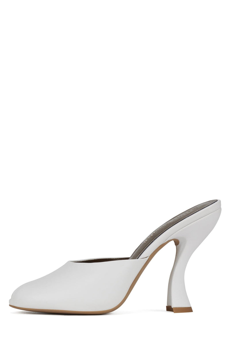 FRESA Jeffrey Campbell Heeled Mule White 
