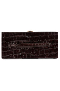 FULL-GLAM Jeffrey Campbell Bag Brown Croco