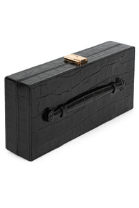 FULL-GLAM Jeffrey Campbell Bag Black Croco
