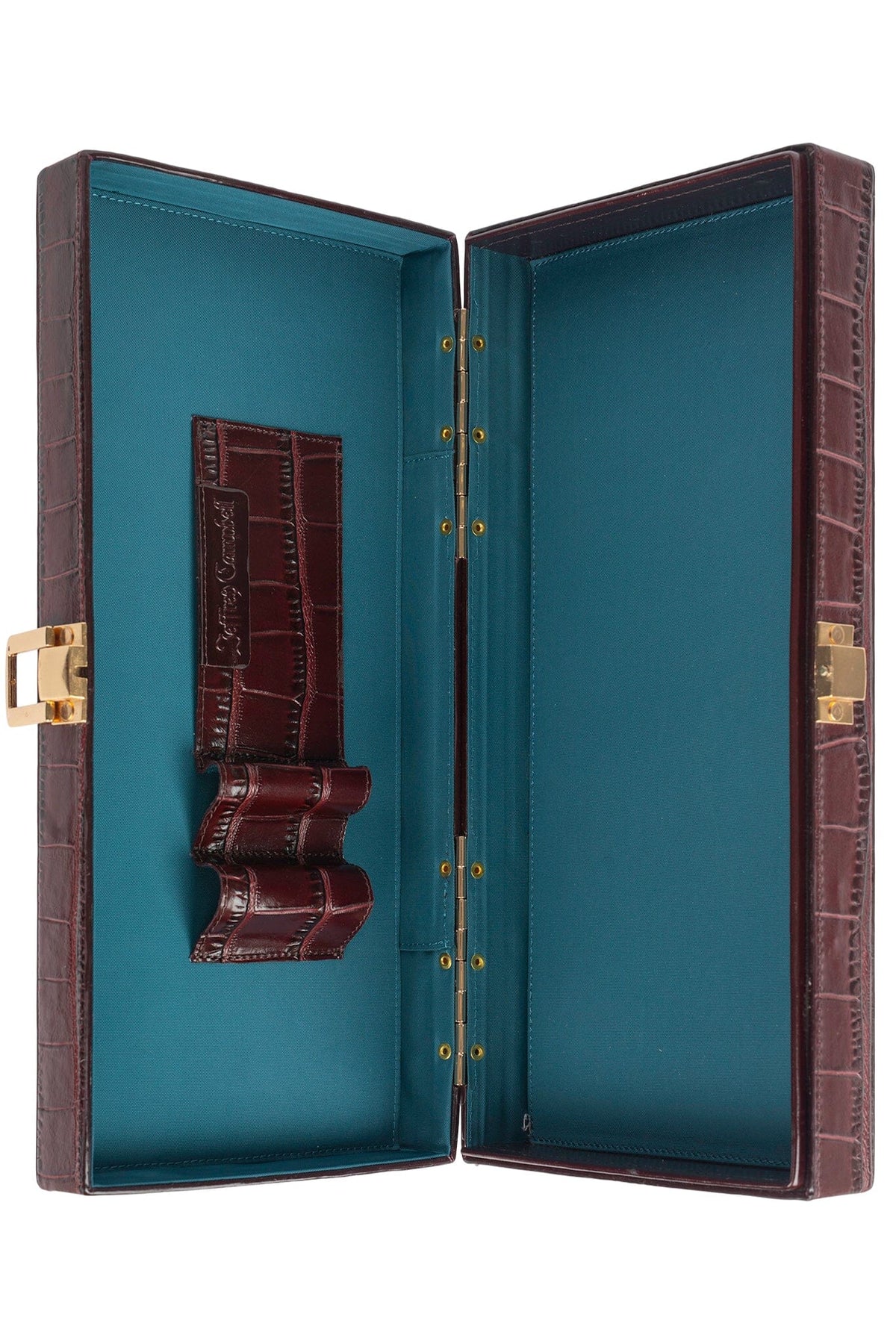 FULL-GLAM Jeffrey Campbell Bag Wine Croco