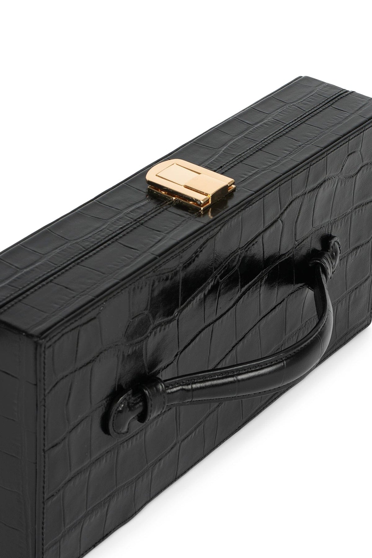 FULL-GLAM Jeffrey Campbell Bag Black Croco