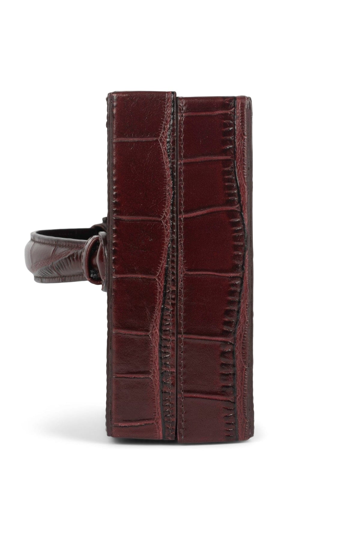 FULL-GLAM Jeffrey Campbell Bag Wine Croco