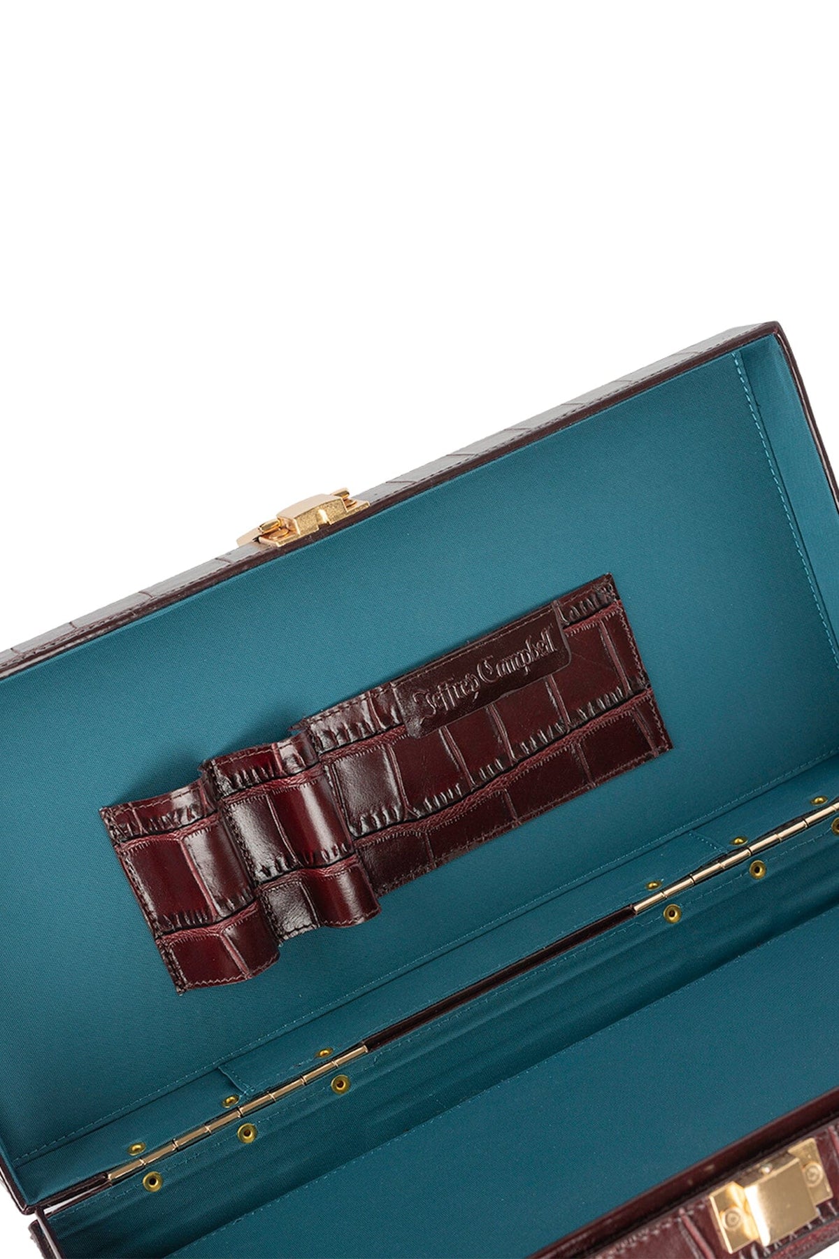 FULL-GLAM Jeffrey Campbell Bag Wine Croco