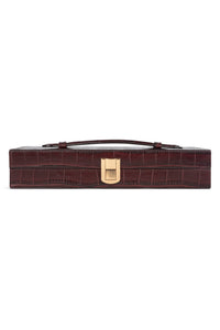 FULL-GLAM Jeffrey Campbell Bag Wine Croco