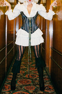 FULL-OUT Jeffrey Campbell Heeled Boot Black Suede