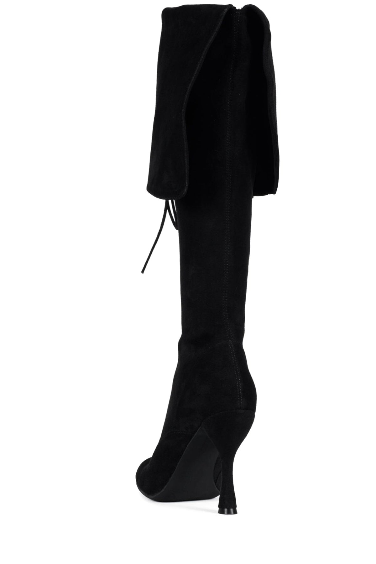 FULL-OUT Jeffrey Campbell Heeled Boot Black Suede