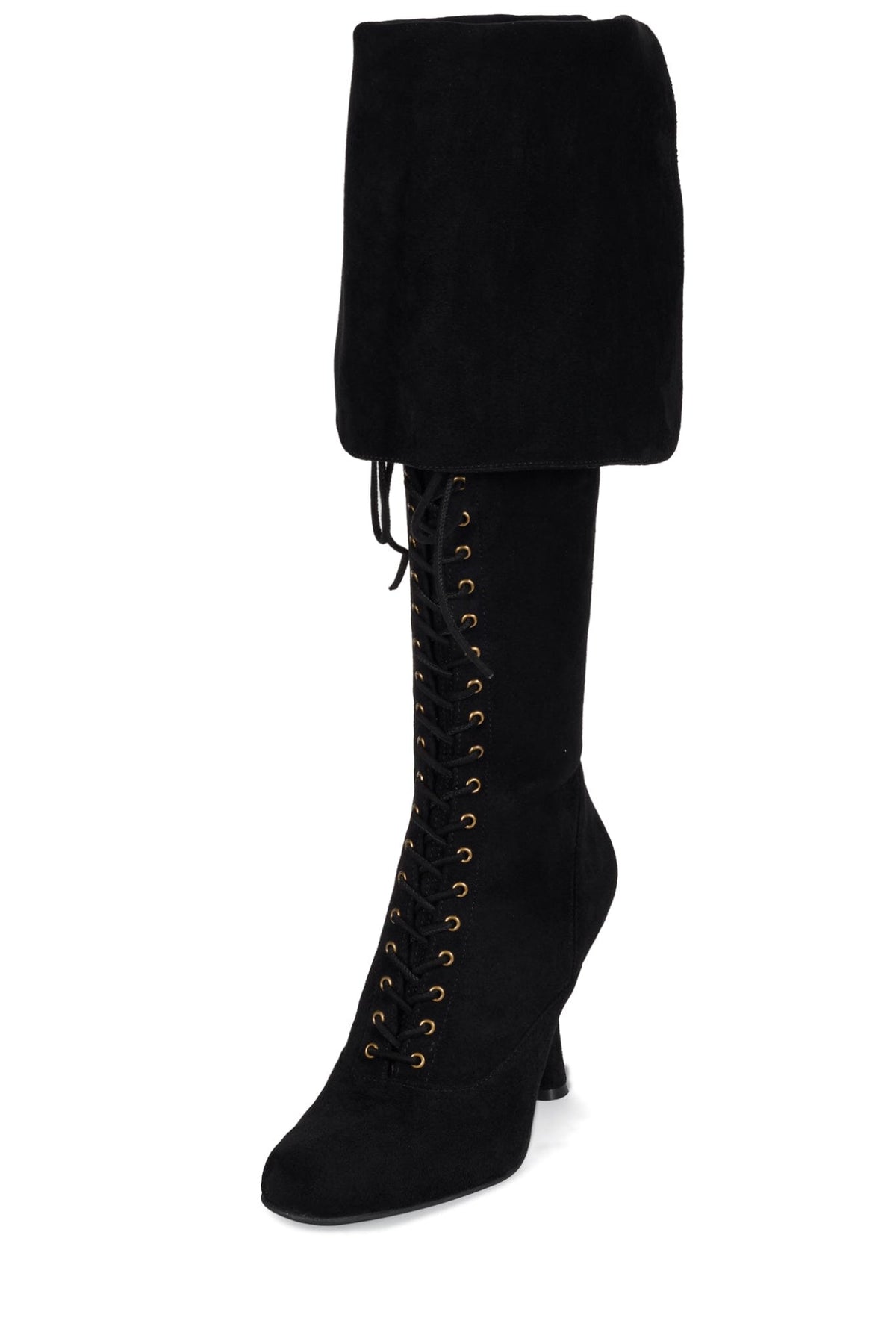FULL-OUT Jeffrey Campbell Heeled Boot Black Suede
_hover