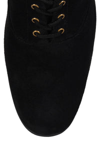 FULL-OUT Jeffrey Campbell Heeled Boot Black Suede