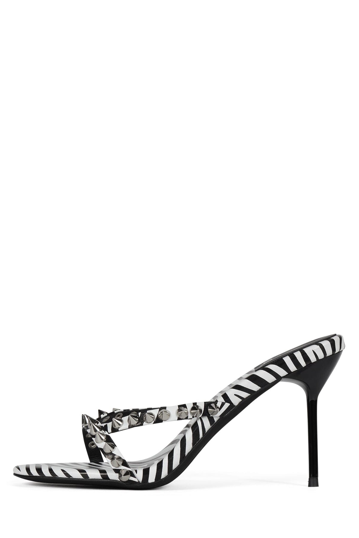 GABBRIETTE Black White Zebra Silver