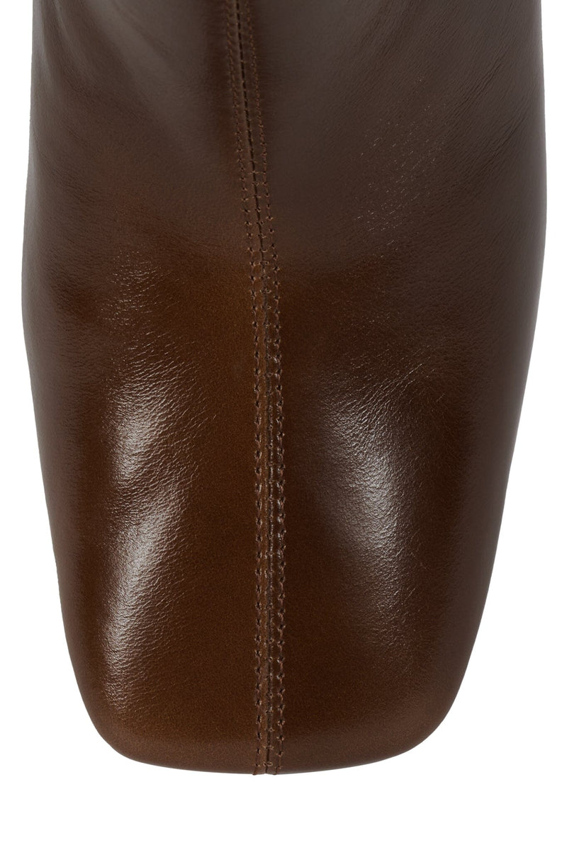 GAMMA-RAY Jeffrey Campbell Knee-High Boot Brown Combo