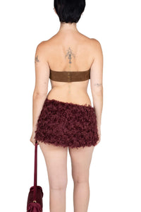 GIRLYPOP-F Jeffrey Campbell Skirt Belt Berry Multi