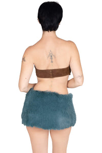 GIRLYPOP-F Jeffrey Campbell Skirt Belt Turquoise Multi