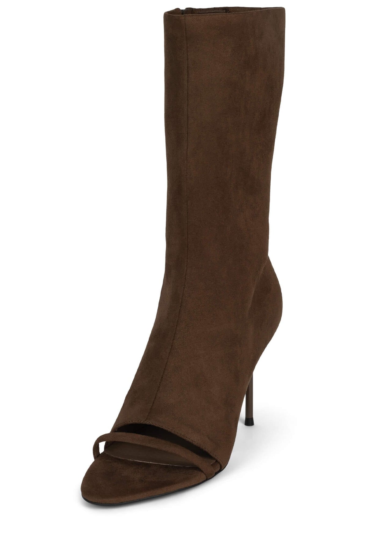 GLAMOUR Jeffrey Campbell Mid-Calf Boots Brown Suede