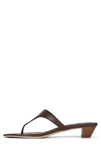 GLENDA Jeffrey Campbell Heeled Brown Tan Stack