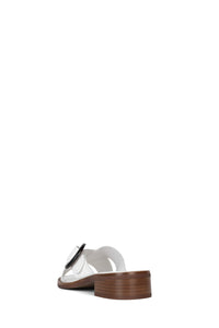 GLIMPSE Jeffrey Campbell Heeled Sandals White Box Natural Stack