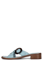 GLIMPSE Heeled Sandal DV Baby Blue Box Natural Stack 6 