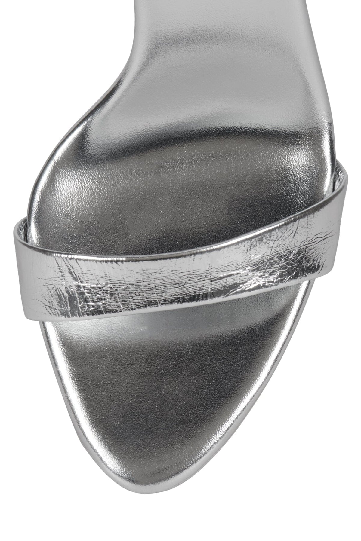 GO-GETTER Jeffrey Campbell Heeled Sandal Silver Metallic