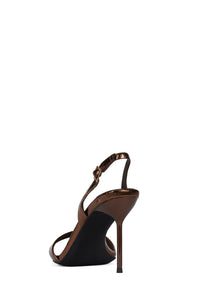 GO-GETTER Jeffrey Campbell Heeled Sandal Bronze Metallic