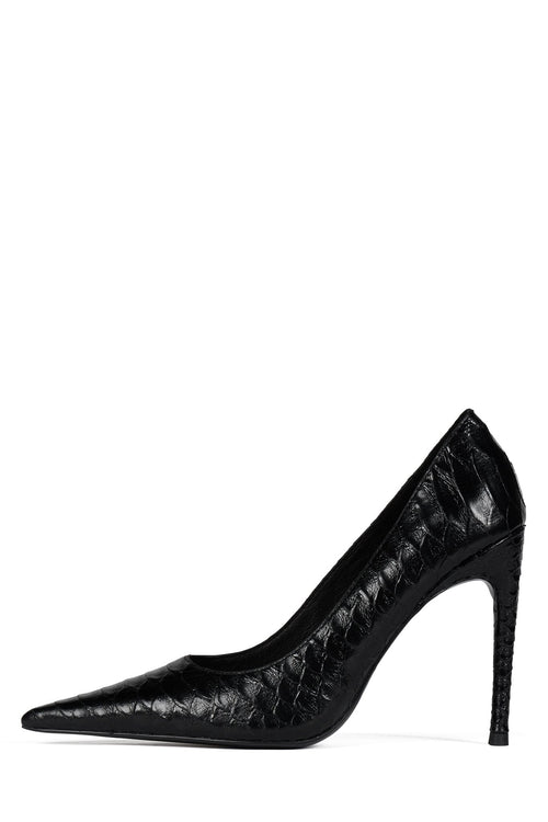 GOOD-LUCK Jeffrey Campbell Stiletto Heel Bronze Snake