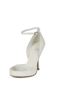 GOUACHE Jeffrey Campbell Heeled Sandal Off White Patent _hover