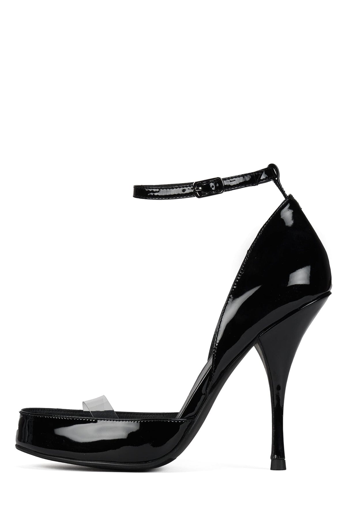 GOUACHE Jeffrey Campbell Heeled Sandal Black Patent
