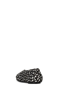 GRASP-F Jeffrey Campbell Flat Black White Dot Teal