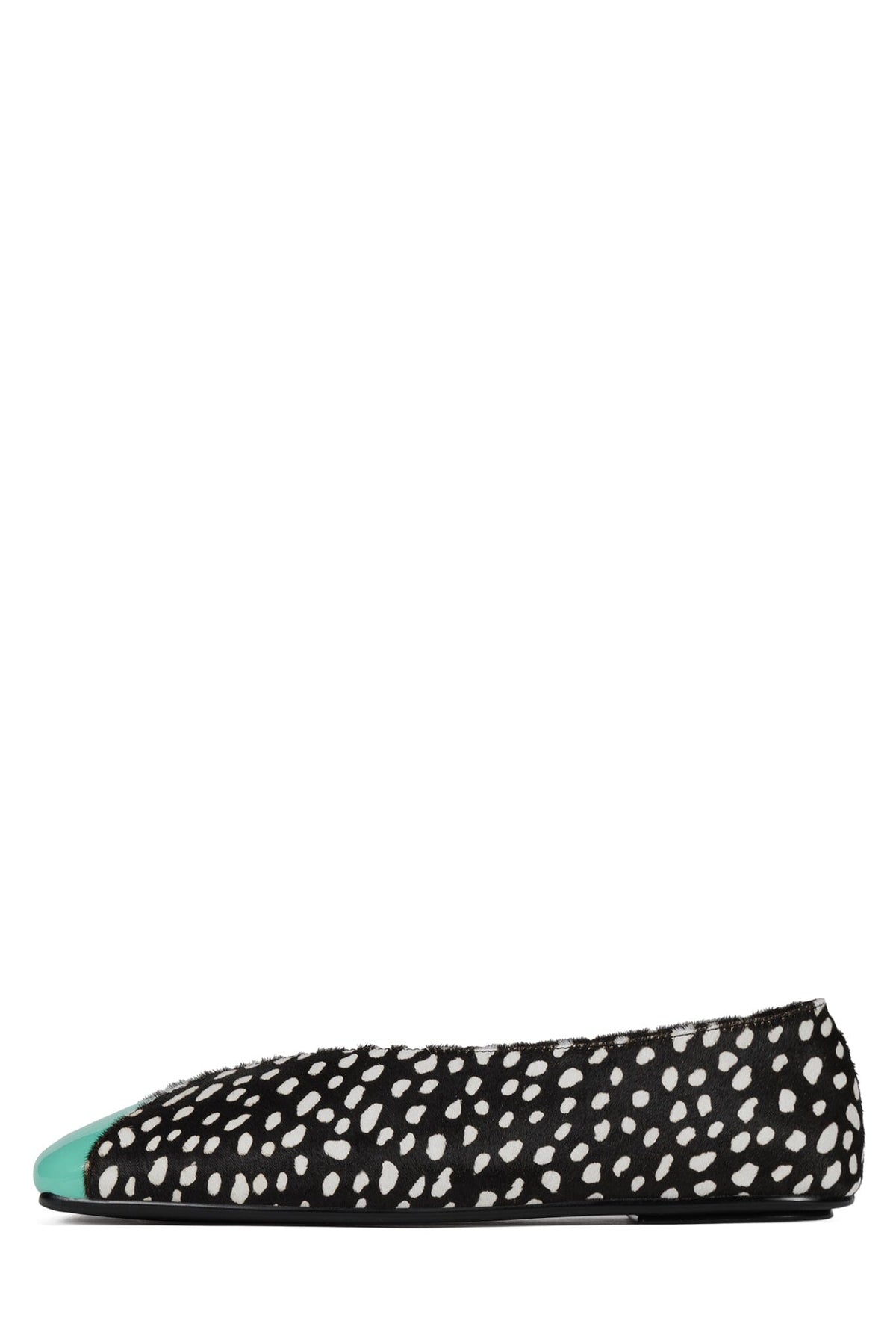 GRASP-F Jeffrey Campbell Flat Black White Dot Teal