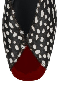 GRASP-F Jeffrey Campbell Flat Black White Dot Red  