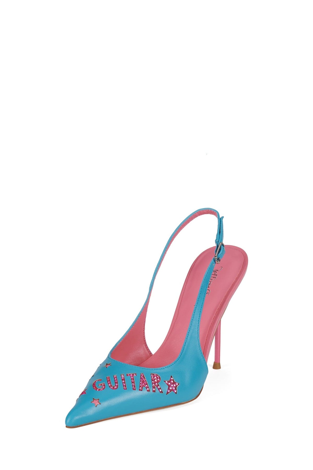 GRL-PWR Slingback Heel Blue Fuchsia Combo _hover