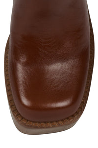 GROUPIE Platform Boot Caramel