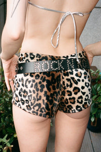 HARD-ROCK Jeffrey Campbell Belt Black Pewter