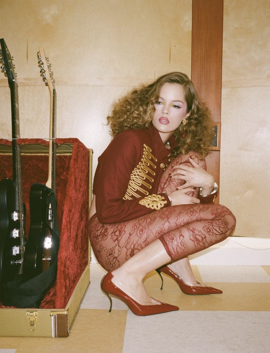 HARMONIOUS Jeffrey Campbell Pants Wine _hover 