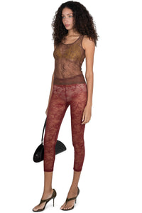 HARMONIOUS Jeffrey Campbell Pants Wine 