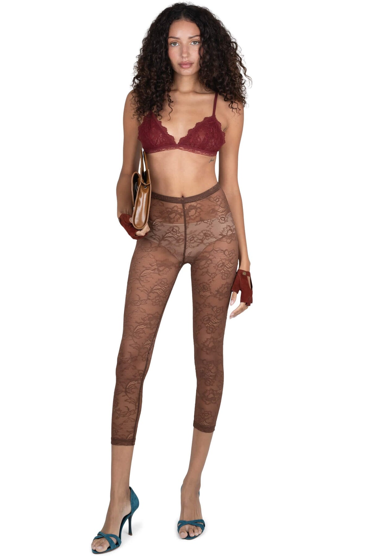 HARMONIOUS Jeffrey Campbell Pants Coffee 