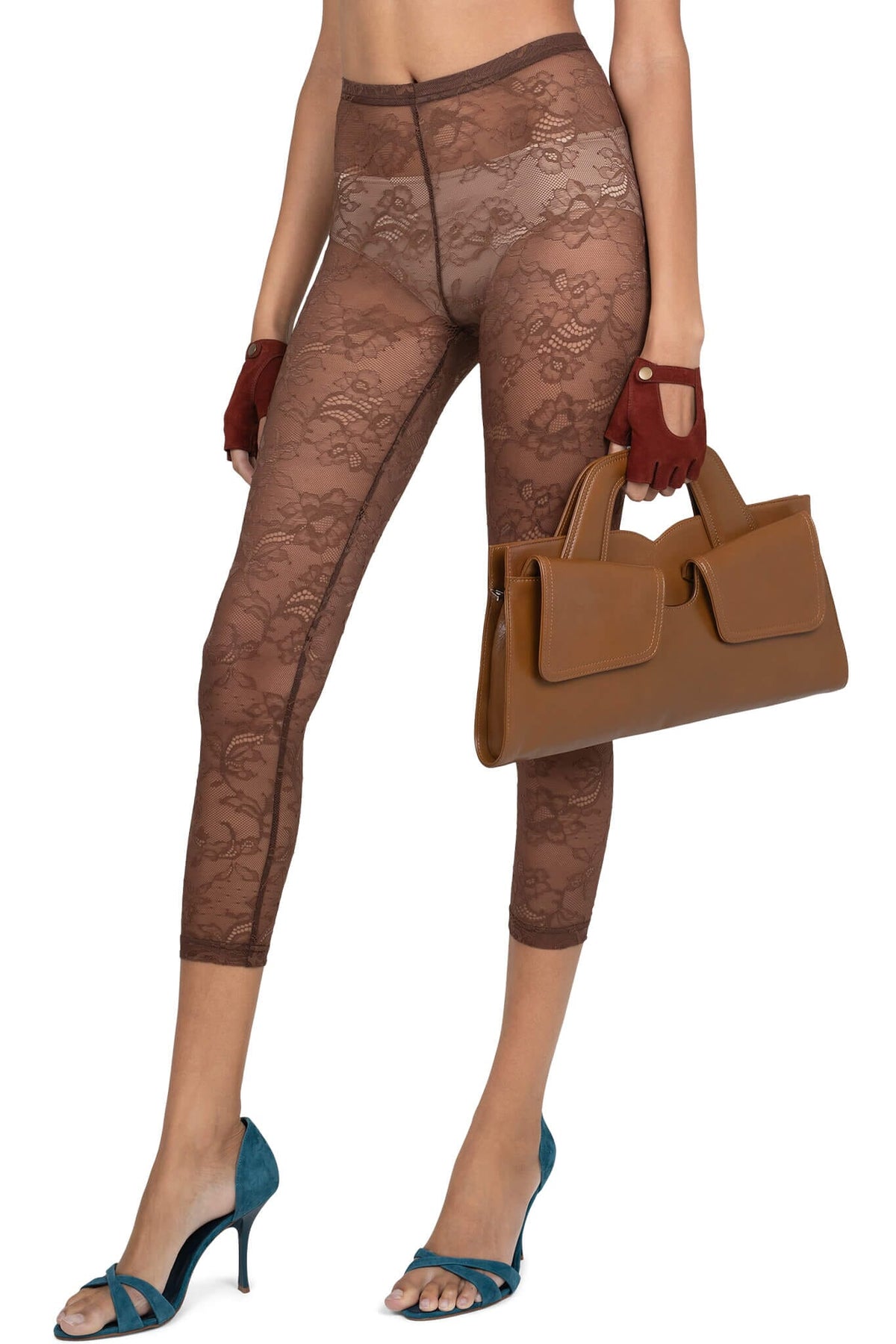 HARMONIOUS Jeffrey Campbell Pants Coffee 