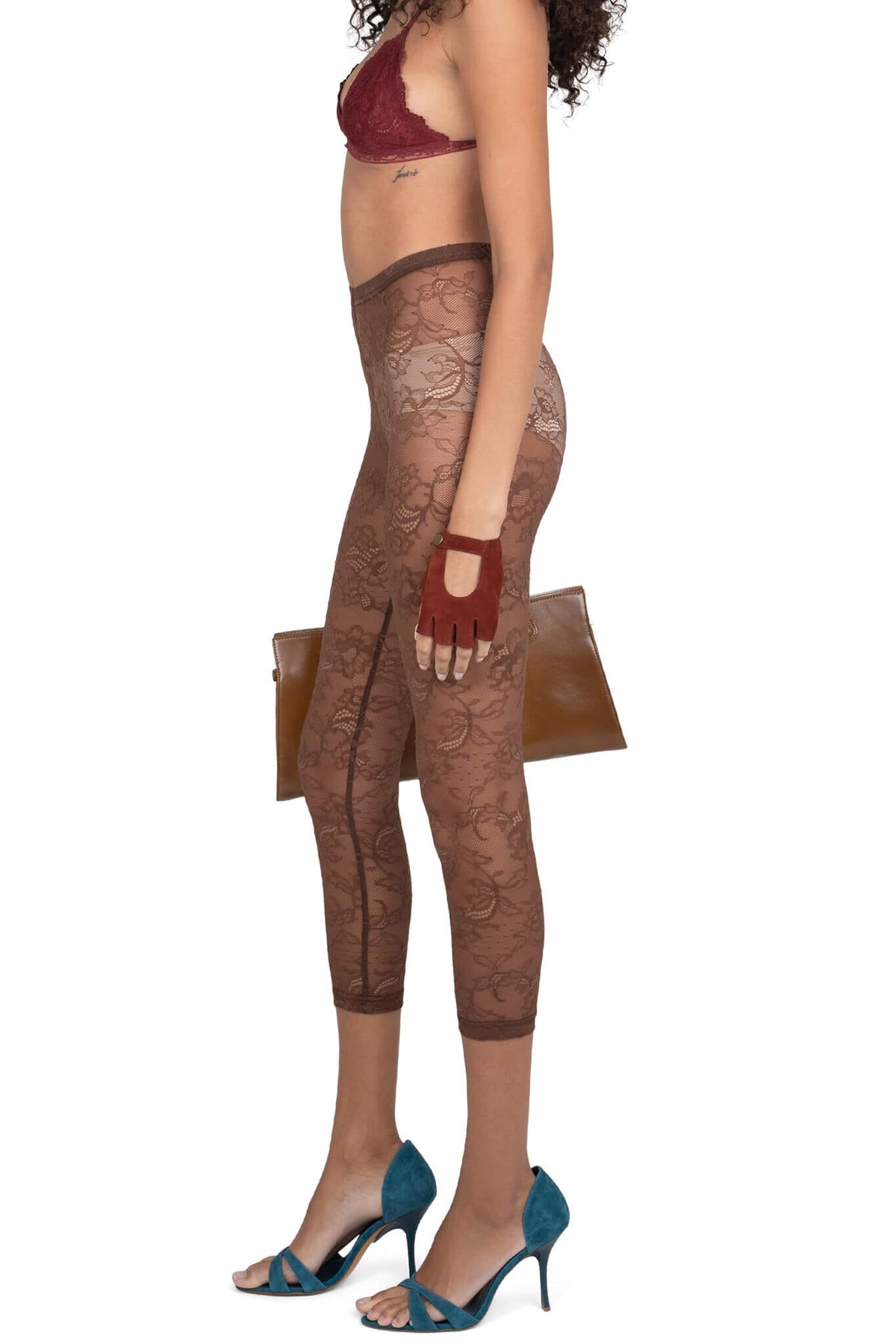 HARMONIOUS Jeffrey Campbell Pants Coffee 