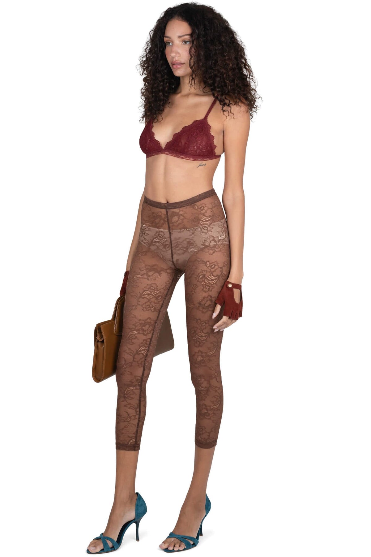 HARMONIOUS Jeffrey Campbell Pants Coffee 