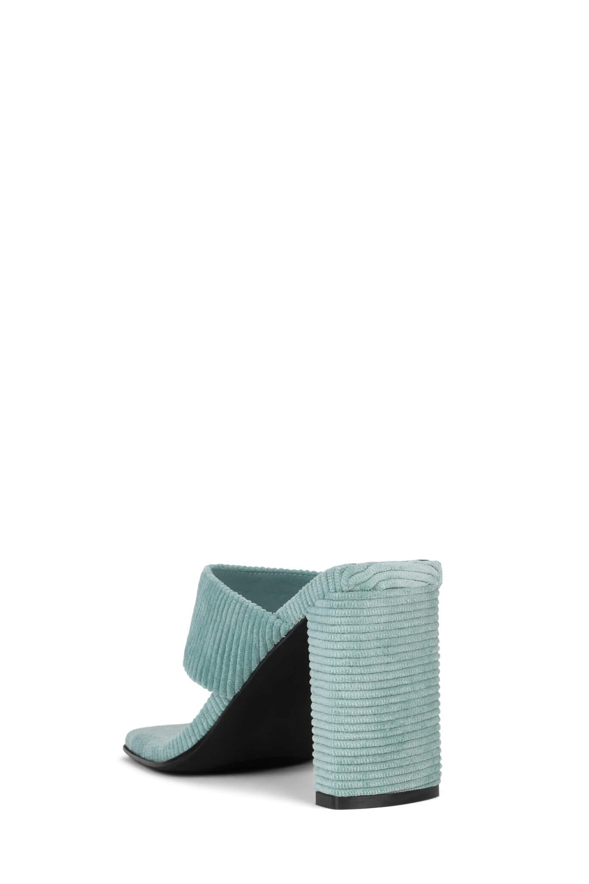 HEATIN-UP Jeffrey Campbell Heeled Thong Sandal Mint Corduroy