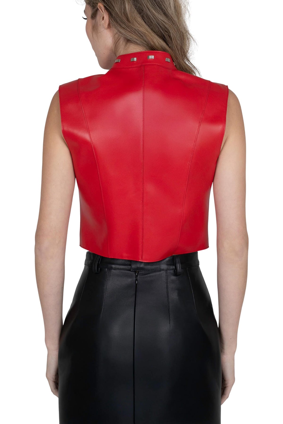 HEAVYMETAL Jeffrey Campbell Top Red 