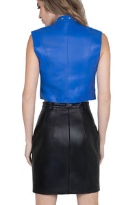 HEAVYMETAL Jeffrey Campbell Top Blue