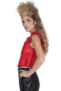HEAVYMETAL Jeffrey Campbell Top Red