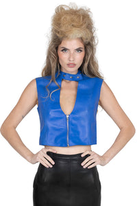 HEAVYMETAL Jeffrey Campbell Top Blue